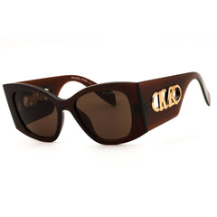 Michael Kors Women's Brown Transparent Full Rim Oversized Sunglasses - 0MK2244U 402173