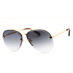 Prive Revaux THE GLIDE/S MSY 9O Champagne Gold Metal Aviator Full Rim Sunglasses, 64mm