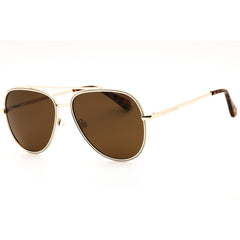 Prive Revaux GLOWIN HOUR/G/S 24SSP Unisex Gold/White Metal Full Rim Aviator Sunglasses