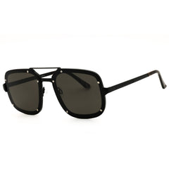 Prive Revaux JET LIFE/S 003IR Men's Matte Black Metal Full Rim Rectangular Sunglasses