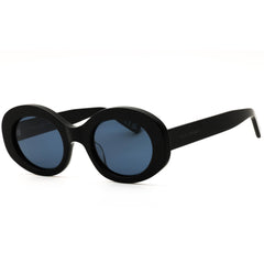 Prive Revaux MODERNO/S D51C3 Women's Black Plastic Full Rim Oval Sunglasses