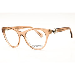 Swarovski Women's Transparent Beige Acetate Full Rim Cat Eye Eyeglasses - 0SK2036 1063