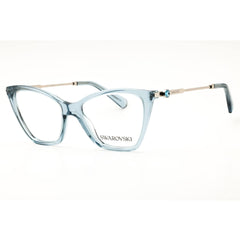 Swarovski Women's Transparent Light Blue Acetate Cat Eye Eyeglasses - 0SK2051 1065