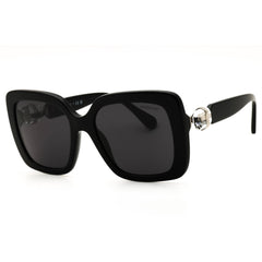 Swarovski Women's Black Acetate Full Rim Oversized Frame Sunglasses - SK6001 100187