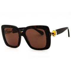 Swarovski Women's Havana Acetate Full Rim Oversized Frame Sunglasses - SK6001 100273