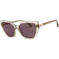 Swarovski Women's Transparent Beige Acetate Cat Eye Frame Sunglasses - SK6016 3003LA