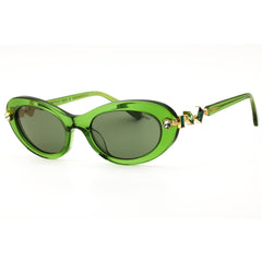 Swarovski Women's Transparent Green Acetate Cat Eye Frame Sunglasses - SK6042 3002/2