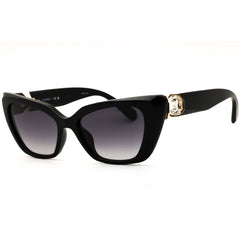 Swarovski Women's Black Injected Propionate Cat Eye Frame Sunglasses - SK6047 10018G