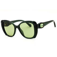 Swarovski Women's Transparent Green Acetate Cat Eye Frame Sunglasses - SK6051U 104382