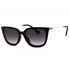 Swarovski Women's Black Acetate Full Rim Rectangular Frame Sunglasses - SK6054D 10018G
