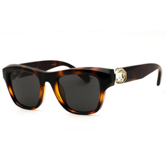 Swarovski Women's Havana Full Rim Rectangular Frame Sunglasses - SK6056U 100287