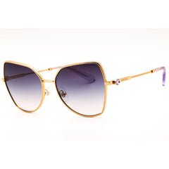 Swarovski Women's Gold Metal Full Rim Cat Eye Shape Frame Sunglasses - SK7037 4036U7
