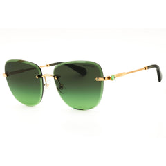 Swarovski Women's Gold Metal Rimless Rectangular Frame Sunglasses - SK7043 40172A