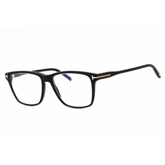 Tom Ford FT5817-B 001 Men's Shiny Black Acetate Full Rim Rectangular Eyeglasses 54mm