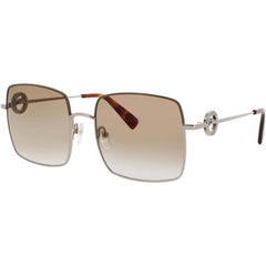 Longchamp LO162S-N 750 Gold/Khaki Metal Square Women's Full Rim Sunglasses