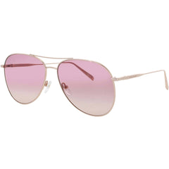 Longchamp LO139S-N 770 Rose Gold Aviator Women's Full Rim Metal Sunglasses