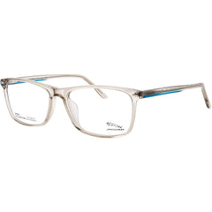 Jaguar JG31521 6381 Men's Rectangular Full Rim Acetate Frame Eyeglasses in Matte Grey