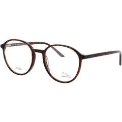 Jaguar JG31523 8940 Men's Round Shape Full Rim Acetate Frame Eyeglasses in Matte Brown