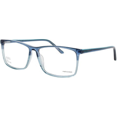 Jaguar JG31526 5314 Men's Rectangular Full Rim Acetate Frame Eyeglasses in Matte Blue