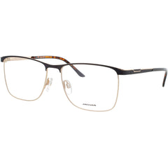 Jaguar JG33126 5100 Men's Square Shape Full Rim Metal Frame Eyeglasses in Bluish Brown