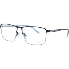 Jaguar JG33635 3100 Men's Square Shape Full Rim Metal Frame Eyeglasses in Matte Blue