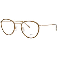 Jaguar JG33724 5286 Men's Oval Shape Full Rim Metal Frame Eyeglasses in Matte Brown