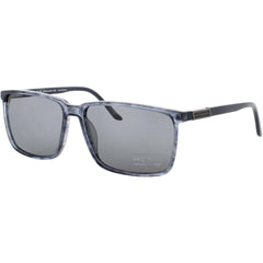 Jaguar JG37124 5319 Men's Square Shape Full Rim Acetate Frame Sunglasses in Matte Blue
