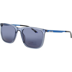 Jaguar Men's Matte Blue Acetate Full Rim Rectangular Frame Sunglasses - JG37261 4676