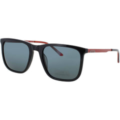 Jaguar Men's Matte Black Acetate Full Rim Rectangular Frame Sunglasses - JG37261 8840