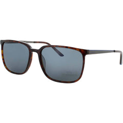 Jaguar Men's Matte Brown Acetate Full Rim Rectangular Frame Sunglasses - JG37263 5307