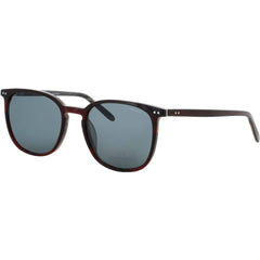 Jaguar Men's Matte Red Acetate Full Rim Round Shape Frame Sunglasses - JG37284 5284