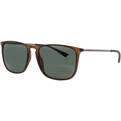 Jaguar Men's Brown Plastic Full Rim Rectangular Frame Sunglasses - JG37622 5100