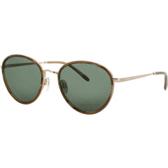 Jaguar Men's Matte Brown Metal Full Rim Round Shape Frame Sunglasses - JG37467 5286