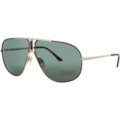 Jaguar Men's Shiny Gold Metal Full Rim Aviator Frame Sunglasses - JG37502 6000