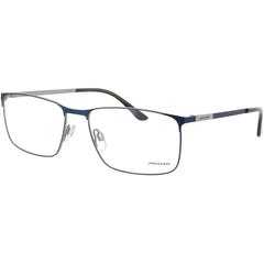 Jaguar JG33124 3100 Men's Matte Blue Metal Full Rim Rectangular Eyeglasses Frame