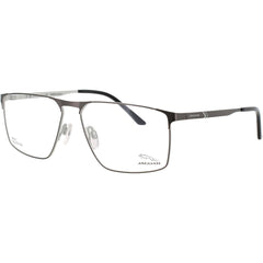 Jaguar JG33626 4200 Men's Matte Grey Metal Full Rim Rectangular Eyeglasses Frame