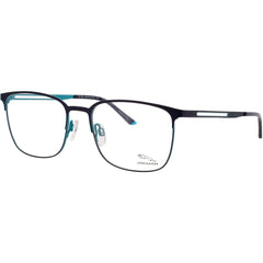 Jaguar JG33627 3100 Men's Matte Blue Metal Full Rim Square Shape Eyeglasses Frame