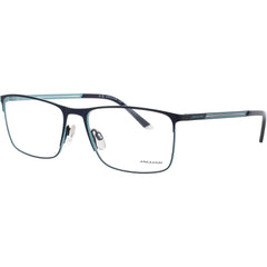 Jaguar JG33629 3100 Men's Matte Blue Metal Full Rim Rectangular Eyeglasses Frame