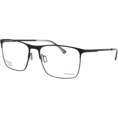 Jaguar JG35601 6100 Men's Black Titanium Full Rim Square Shape Eyeglasses Frame