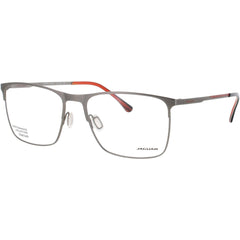Jaguar JG35601 6500 Men's Grey Titanium Full Rim Square Shape Eyeglasses Frame