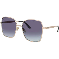 Quay Women's Brushed Gold Metal Full Rim Oversized Sunglasses - 5TH AVE BGL/BLKAQ