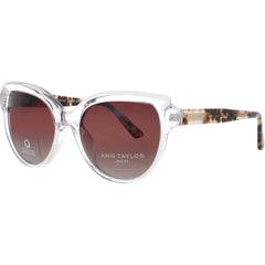 Ann Taylor Women's Crystal Blush Acetate Full Rim Cat Eye Sunglasses - ATP921 C03