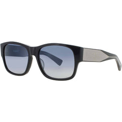 Bugatti Men's Dark Grey Acetate Full Rim Rectangular Shape Frame Sunglasses - 12 GRY