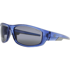 Champion Men's Translucent Navy Blue Acetate Full Rim Wraparound Sunglasses - ACT C02