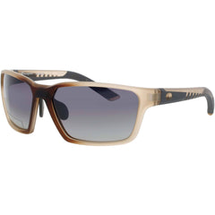 Champion Men's Translucent Tan Acetate Full Rim Wraparound Sunglasses - SHINE C03