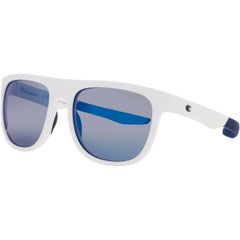Champion Men's Matte White Acetate Full Rim Rectangular Frame Sunglasses - SOLD C02