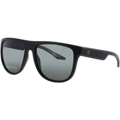 Champion Unisex Matte Black Acetate Full Rim Rectangular Frame Sunglasses - TARGET C01