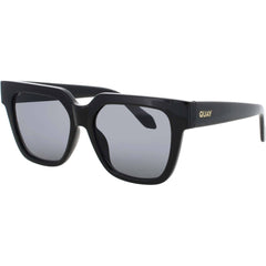Quay Women's Black Acetate Full Rim Oversized Shape Frame Sunglasses - PSA BLK/SMK