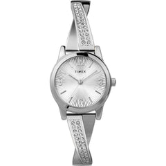 Timex TW2V696009J Women's Main Street 25mm Silver-Tone Stainless Steel Watch