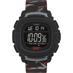 Timex UFC Strength TW2V85200JR Men's 47mm Digital Watch, 200M Water Resist